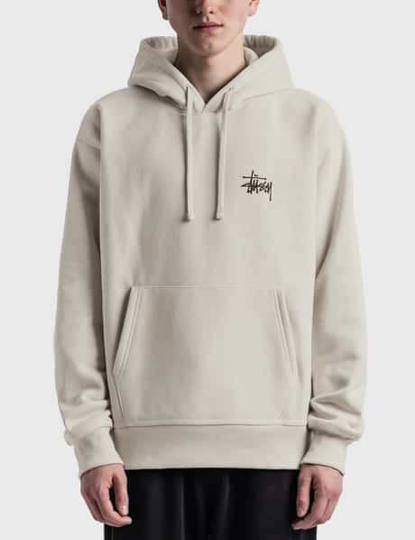 Stussy Basic Hoodie in Gray for Men