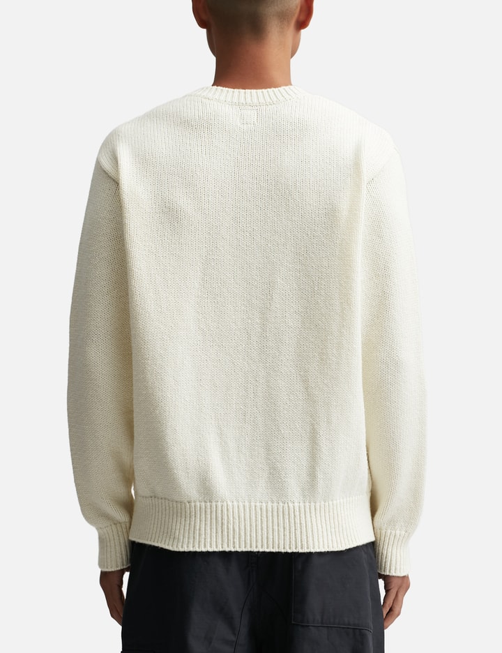 Shop Human Made Low Gauge Knit Sweater In White