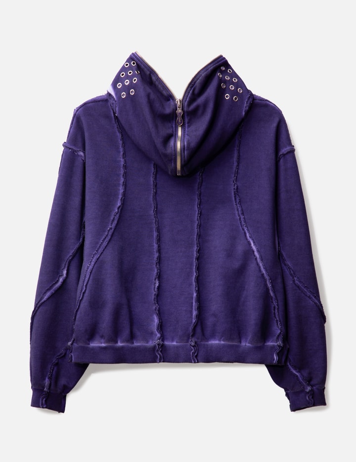 Shop Thug Club Gladiator Zip-up Hoodie In Purple