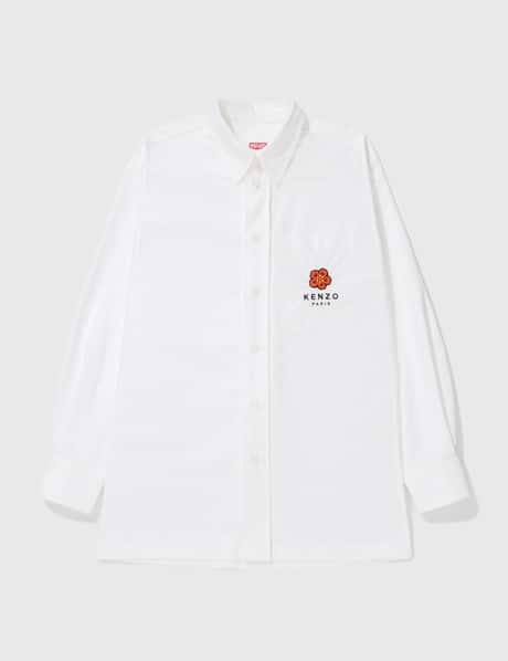 Kenzo 'Boke 플라워' 크레스트 셔츠 재킷
