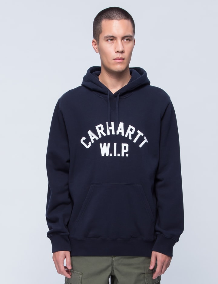 Hooded Uss Script Sweatshirt Placeholder Image