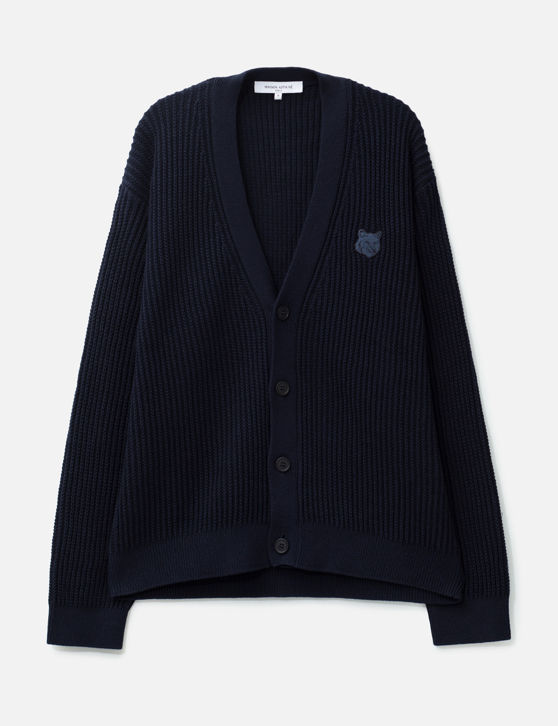 Fox Head Cotton Ribbed Cardigan view 16