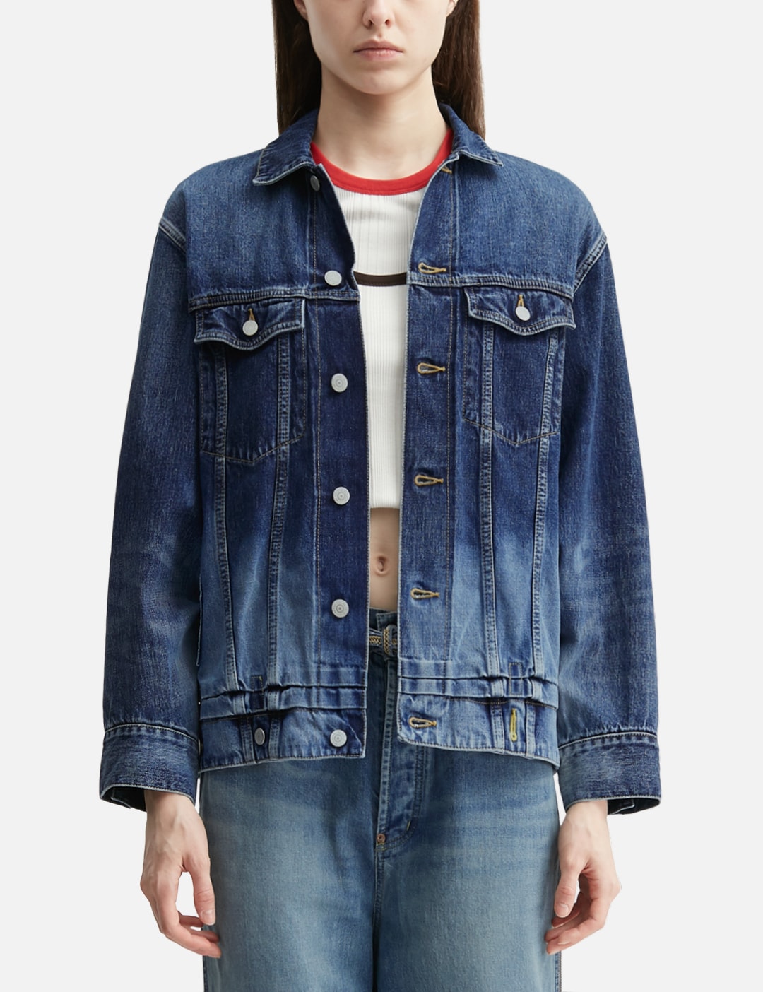 Double-End Selvedge Blouson Gradation view 19