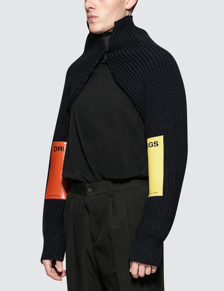 Knitted Sleeves With Patches Placeholder Image
