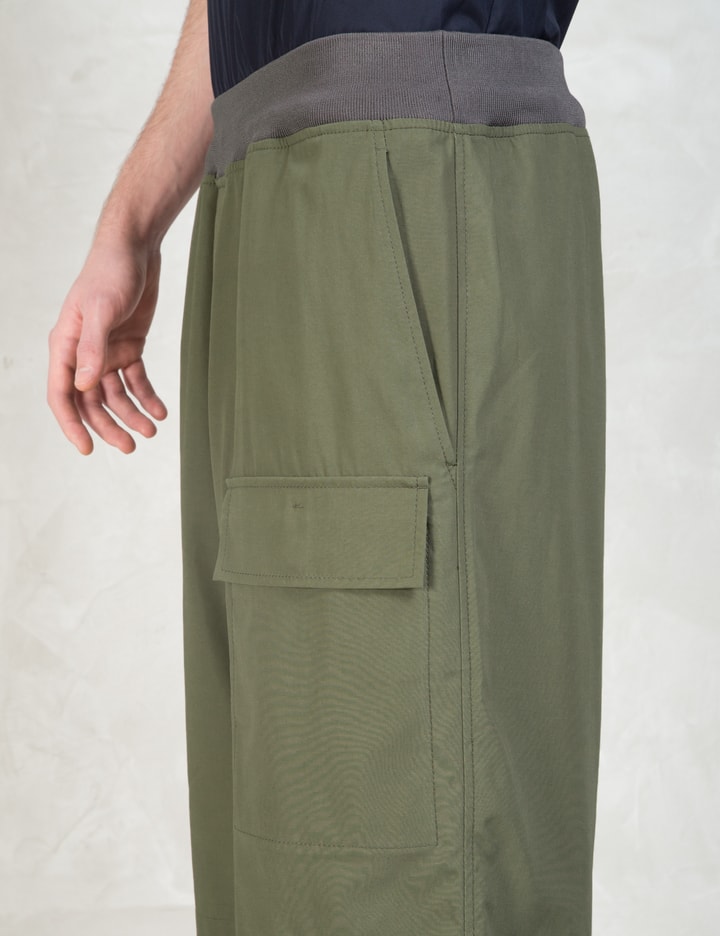 Knit Waistband Cargo Pocket Shorts Placeholder Image