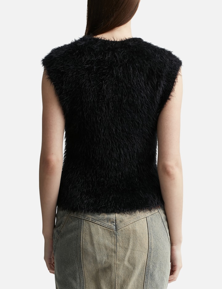 Wild Fluffy Knit Sleeveless Pullover Placeholder Image