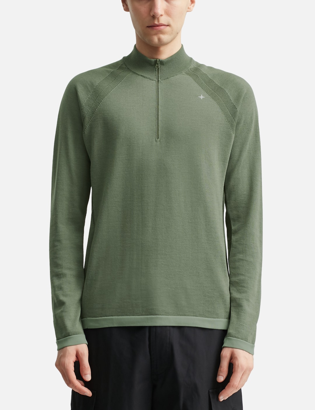 PrimaLoft® Bio™ Recycled Polyester / Wool Half-Zip Jumper view 11