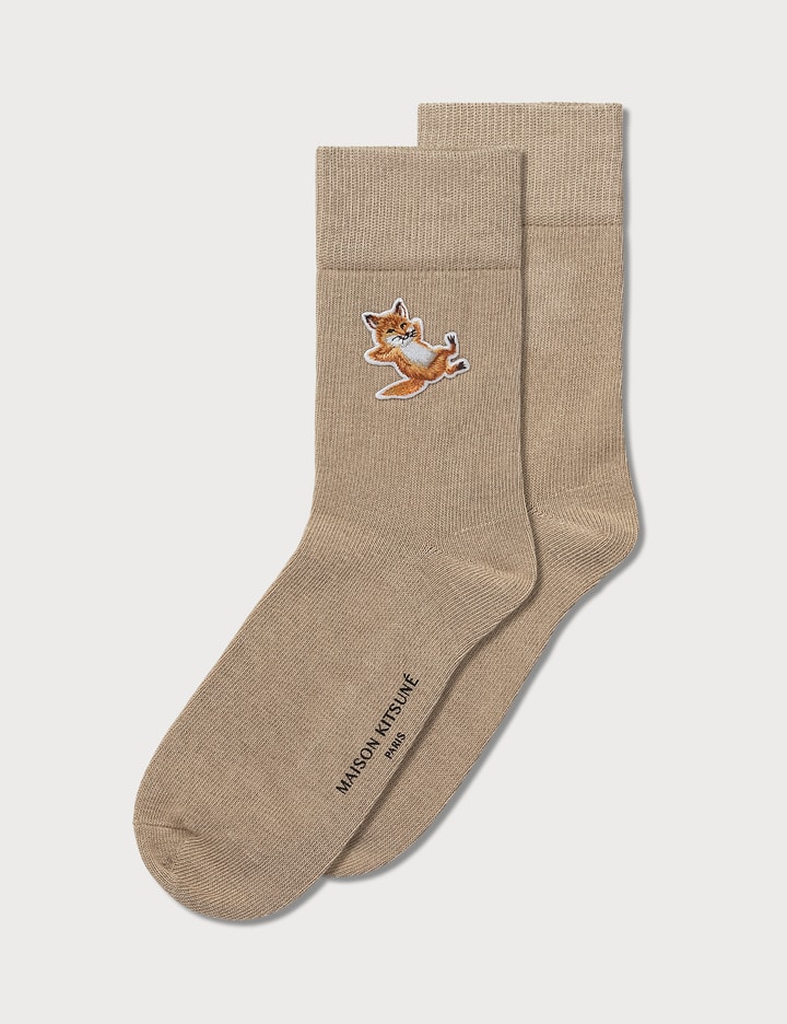 Chillax Fox Patch Socks Placeholder Image