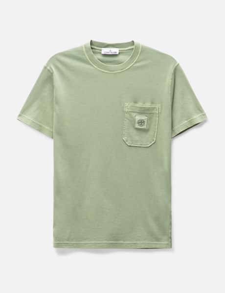 Stone Island 피사토 이펙트 포켓 티셔츠