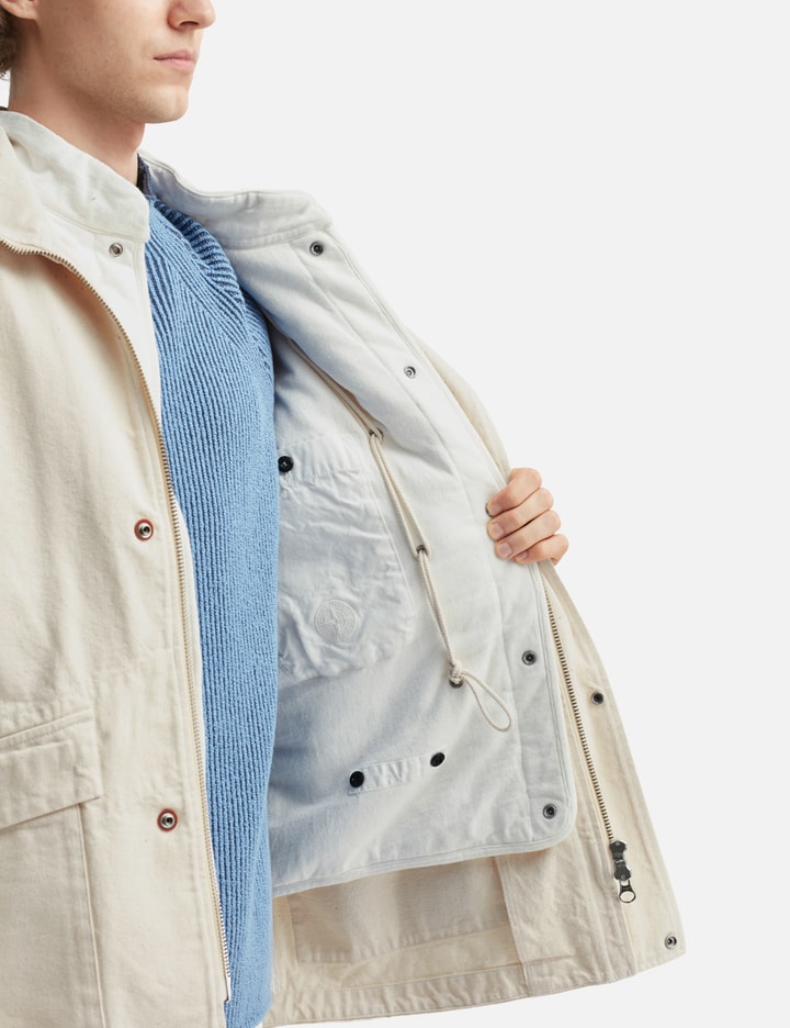 Natural Cotton Gabardine_stone Island Raw Beauty Short Parka Placeholder Image
