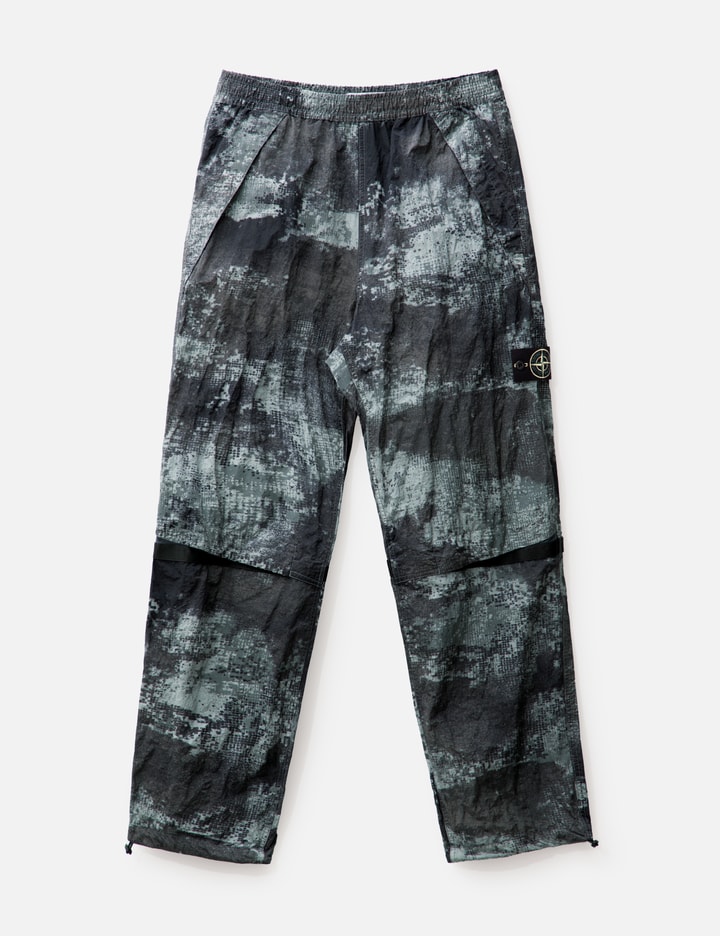 Dissolving Grid Camo On Econyl® Regenerated Nylon Loose Fit Pants Placeholder Image