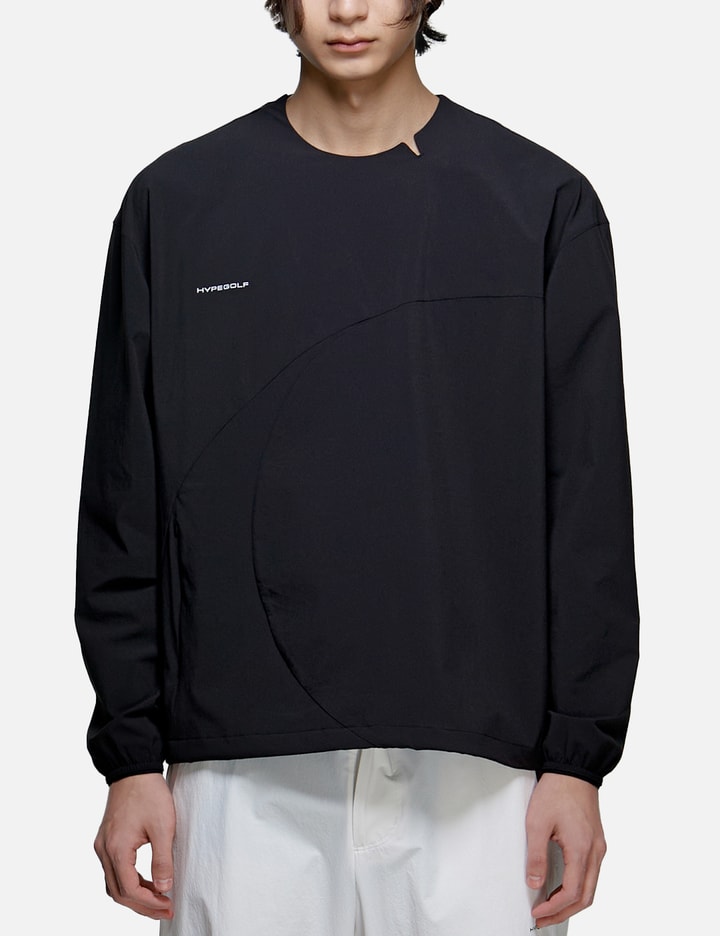 Hypegolf X Post Archive Faction (paf) Woven Track Top In Black