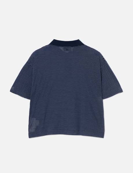 Cotton Striped Ami De Coeur Polo view 8