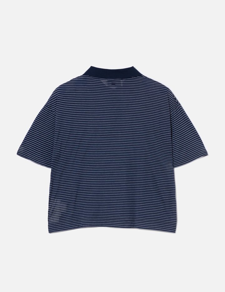 Ami Cotton Striped Ami De Coeur Polo