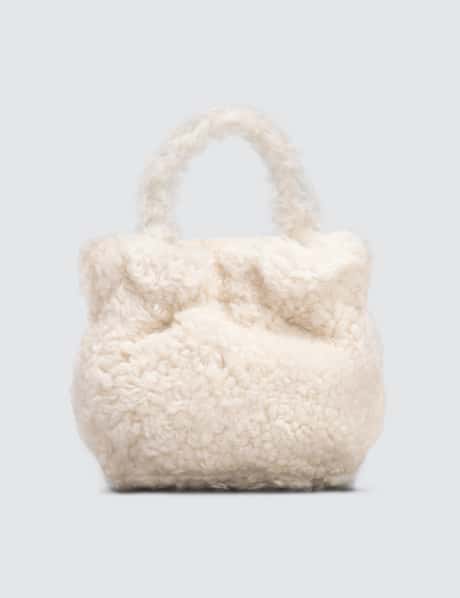 Staud Shearling Handle Bag