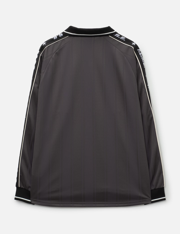 F.C. Real Bristol Shadow Weave Stripe L/S Top