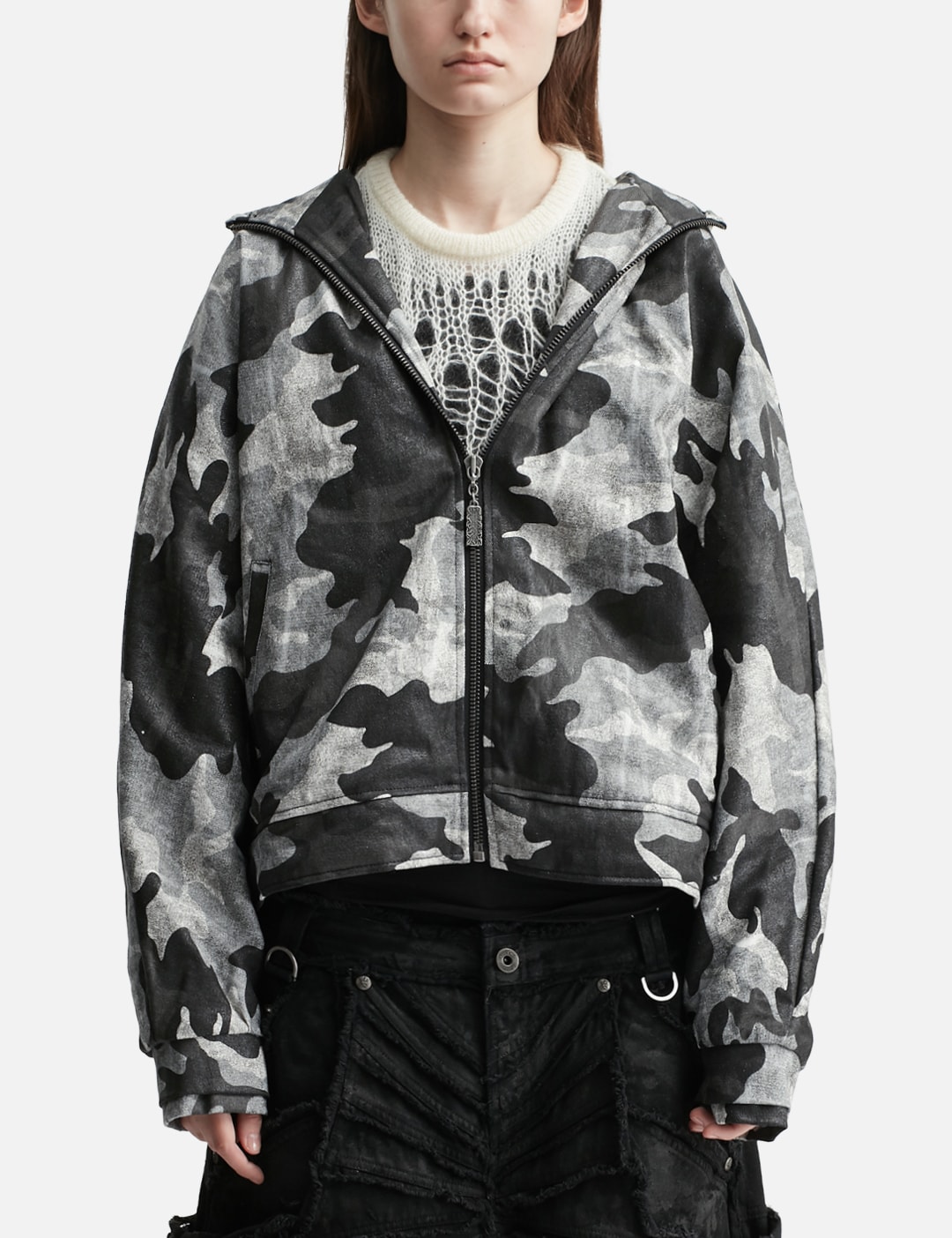 Evren Zip-Up Jacket With Hood view 6