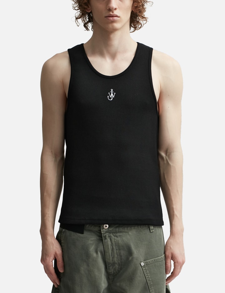 TANK TOP WITH ANCHOR LOGO EMBROIDERY Placeholder Image