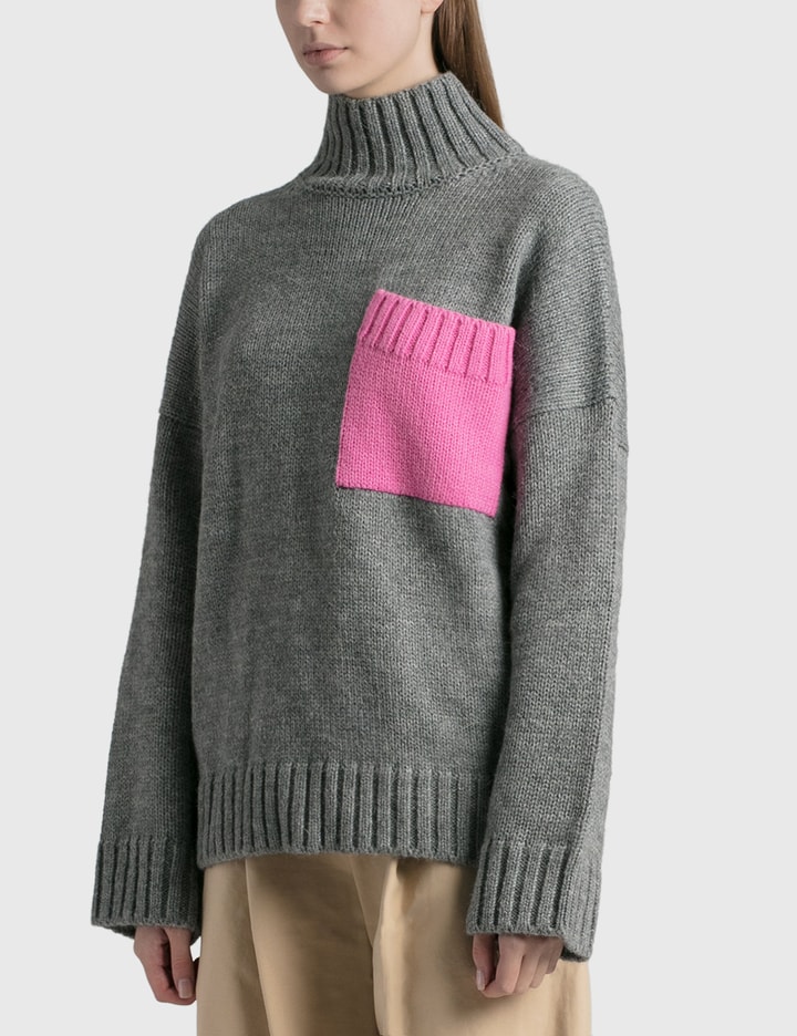 PATCH POCKET TURTLENECK JUMPER Placeholder Image