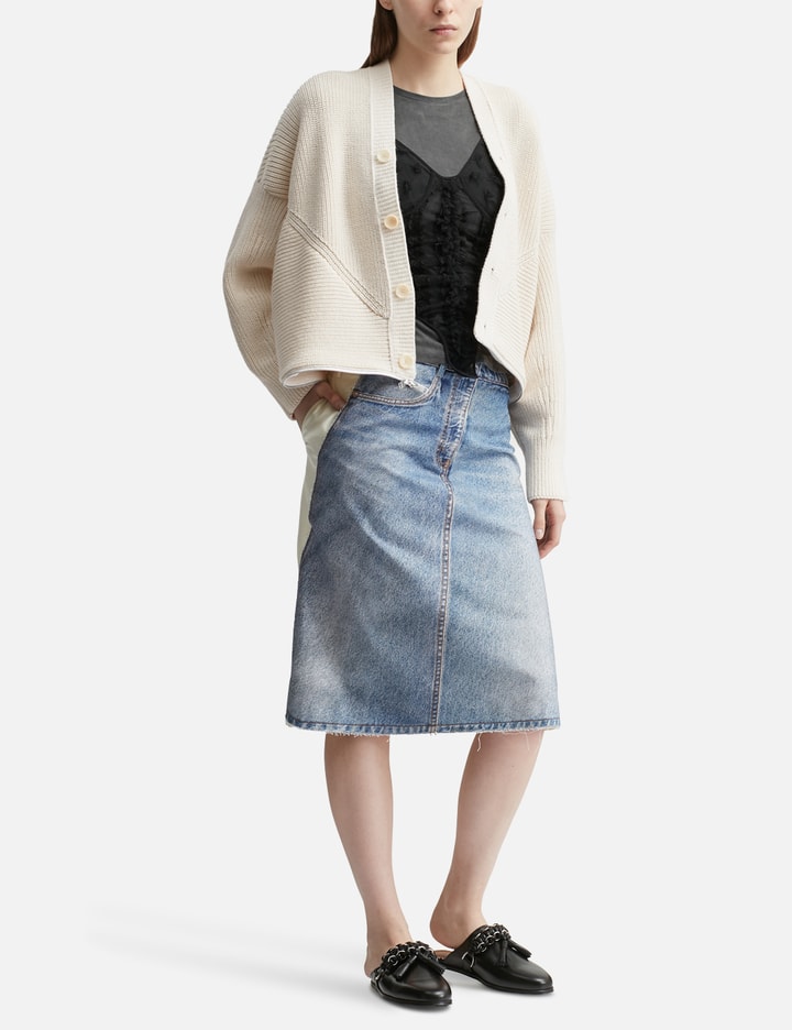 Beautiful People Double-End Fluffed Cotton Cardigan