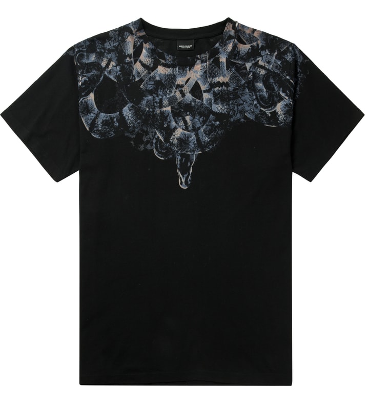 Black/Blue Snake Print T-Shirt Placeholder Image