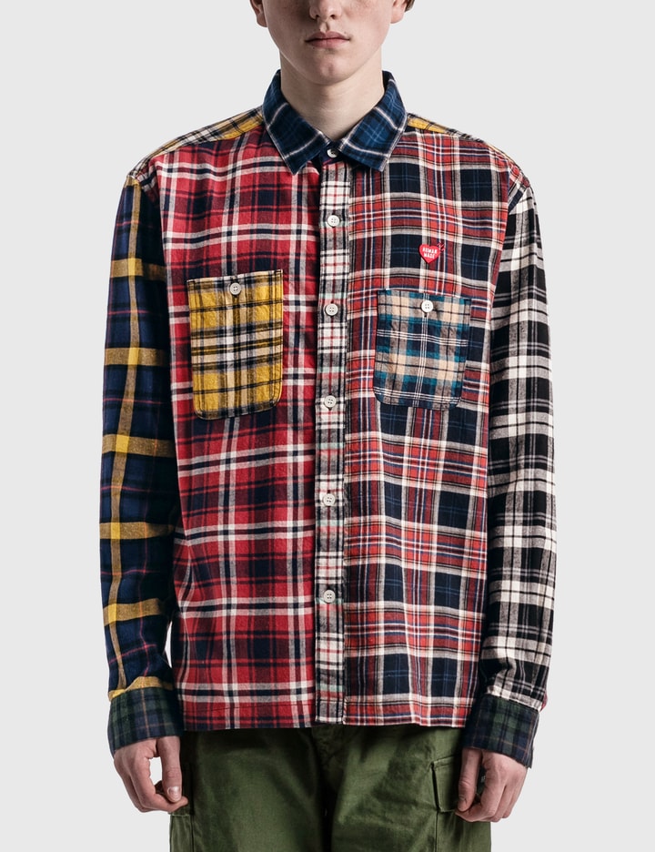 Human Made - Crazy Check Long Sleeve Shirt | HBX - Globally 