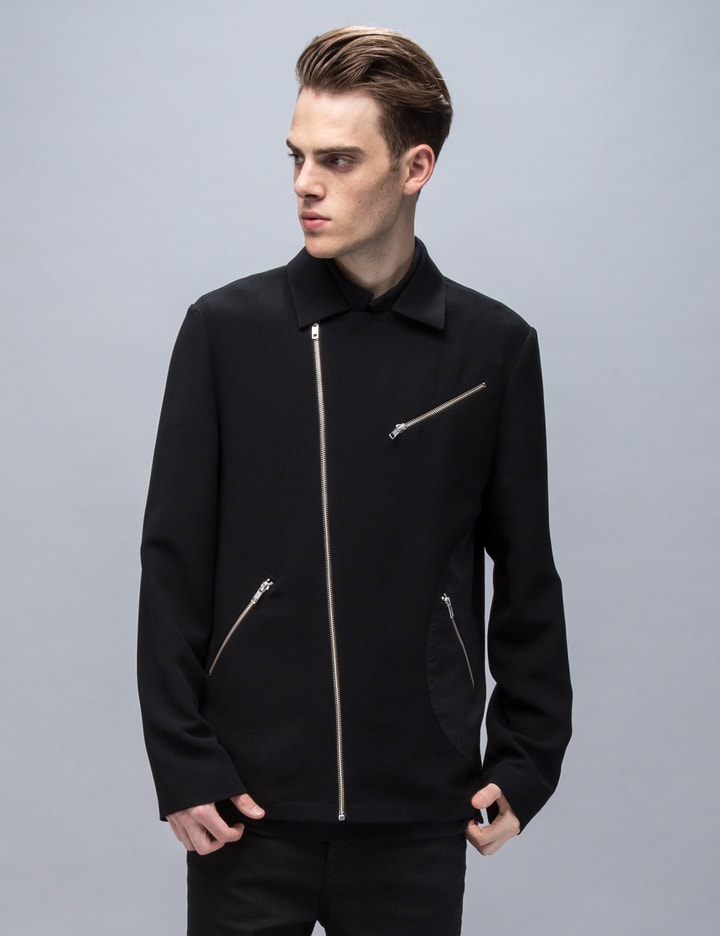 Side Circle Patch Biker Jacket Placeholder Image