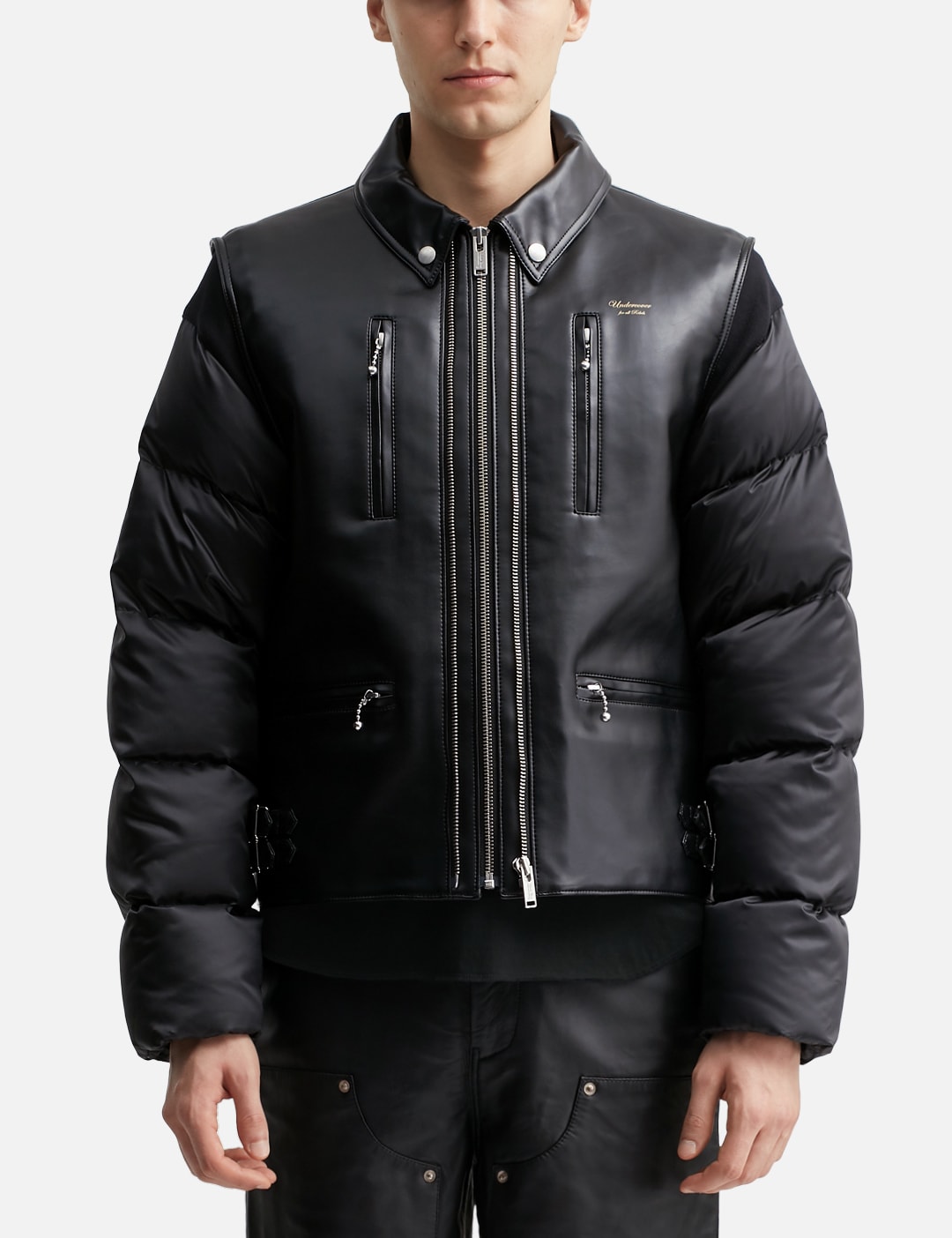 UP2E4207 Hybrid Biker Jacket view 18