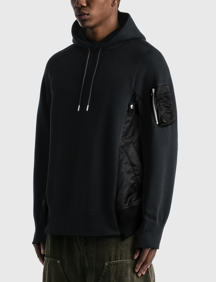 Sacai - Sponge Sweat x MA-1 Hoodie | HBX - Globally Curated 