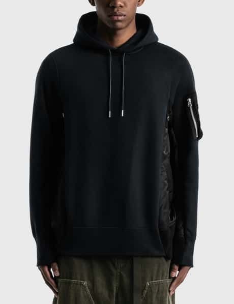 Sacai - Sponge Sweat x MA-1 Hoodie | HBX - Globally Curated 