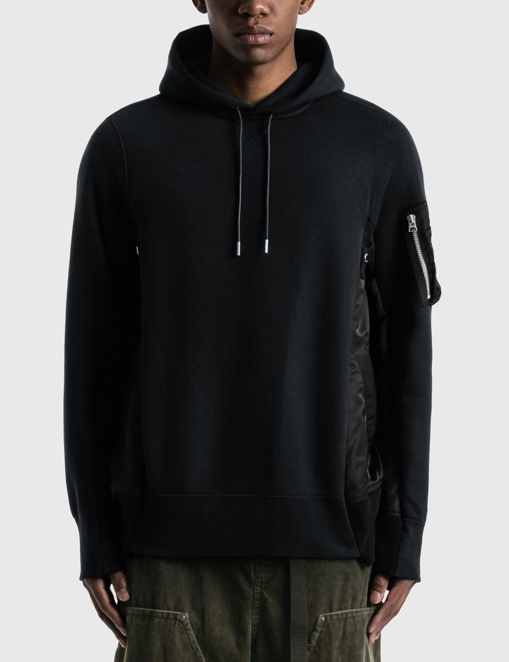 Sacai - Sponge Sweat x MA-1 Hoodie | HBX - Globally Curated 