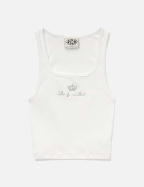 & Rich X Juicy Couture Crown Ribbed Tank view 6