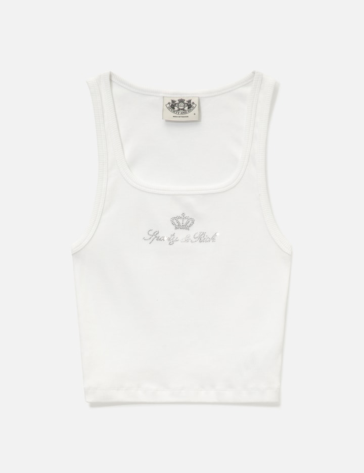 Sporty & Rich Sporty & Rich X Juicy Couture Crown Ribbed Tank