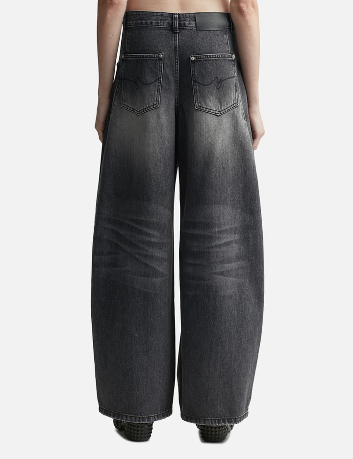 HIGH-WAIST WIDE JEANS Placeholder Image