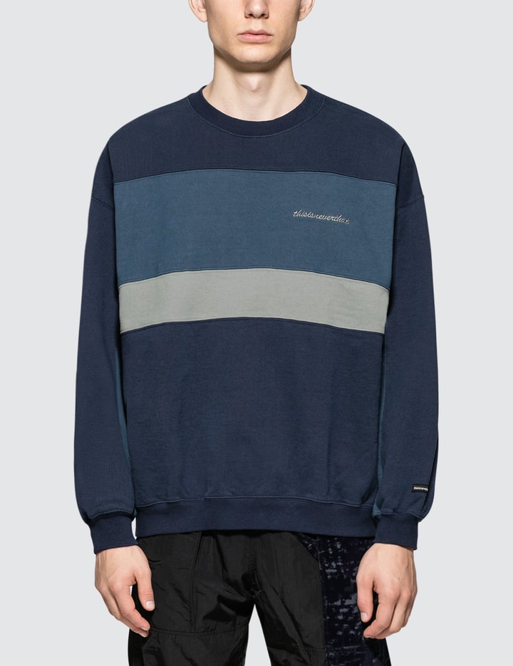 Scrt-logo Paneled Crewneck Placeholder Image