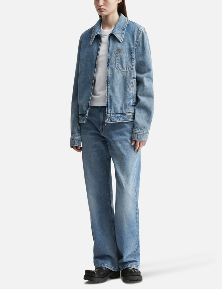 Contrasted Ami De Coeur Zipped Jacket Placeholder Image