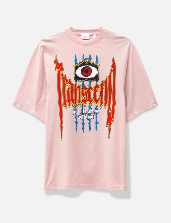 Burberry Oversized Graphic Print T-shirt In Pink