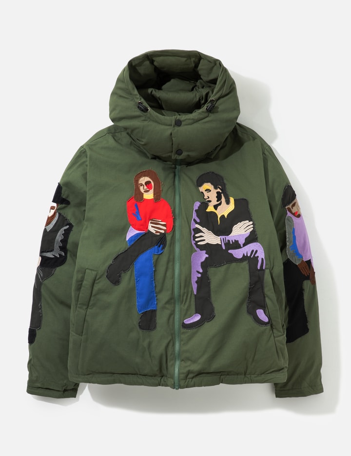 KidSuper Subway Car Patchwork Puffer