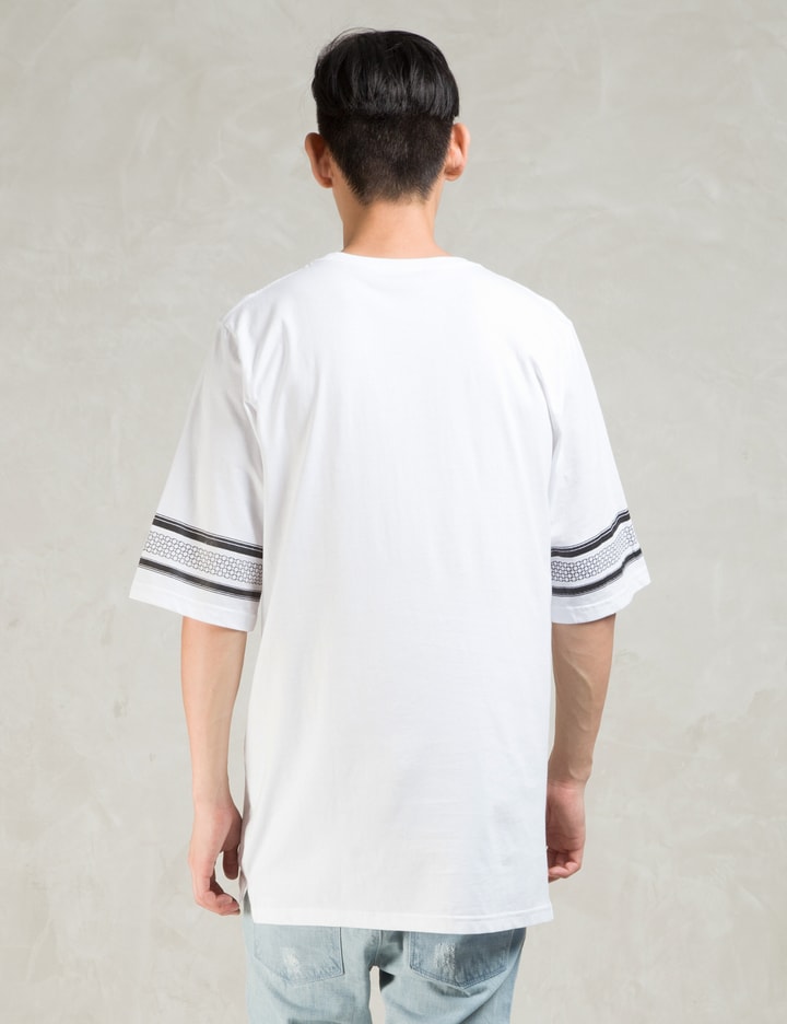 White S/S 3scallop T W/mayan Print T-Shirt Placeholder Image
