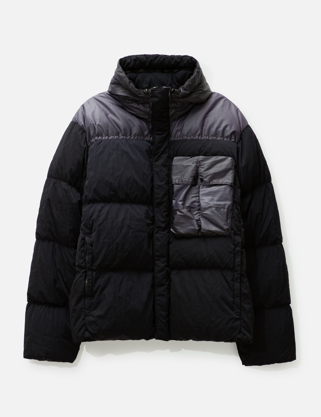 C.P. Company - ECO CHROME-R MIXED GOGGLE DOWN JACKET | HBX 