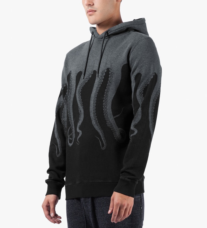 Black/Dark Grey Cotton Hooded Sweater Placeholder Image