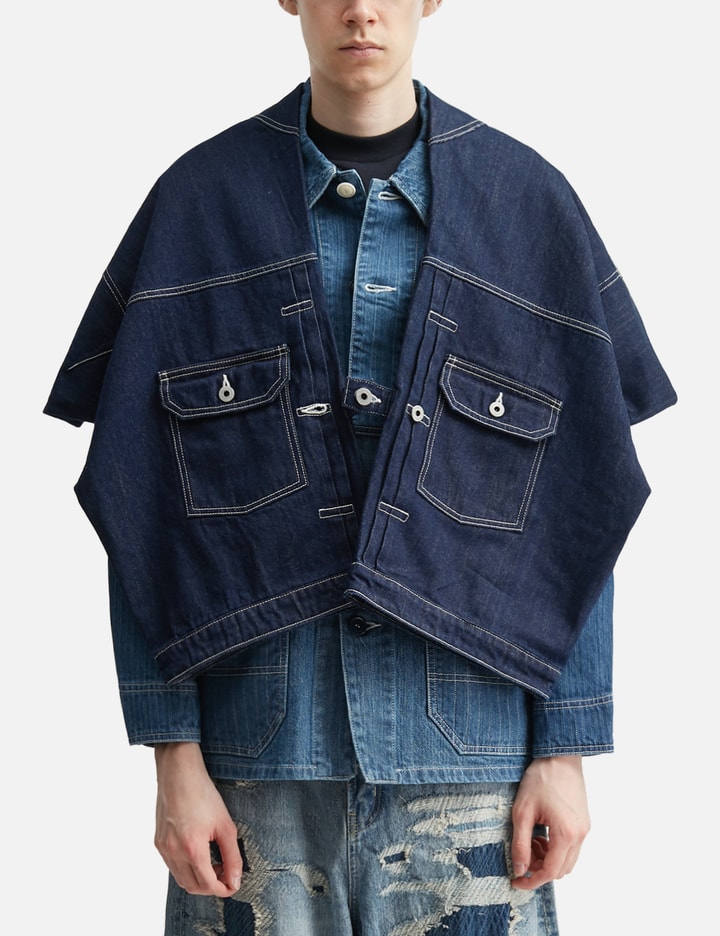 펀드멘탈 Denim T-Form Pants Rinse
