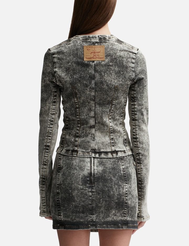PARIS' BEST PATCH SLIM DENIM JACKET Placeholder Image