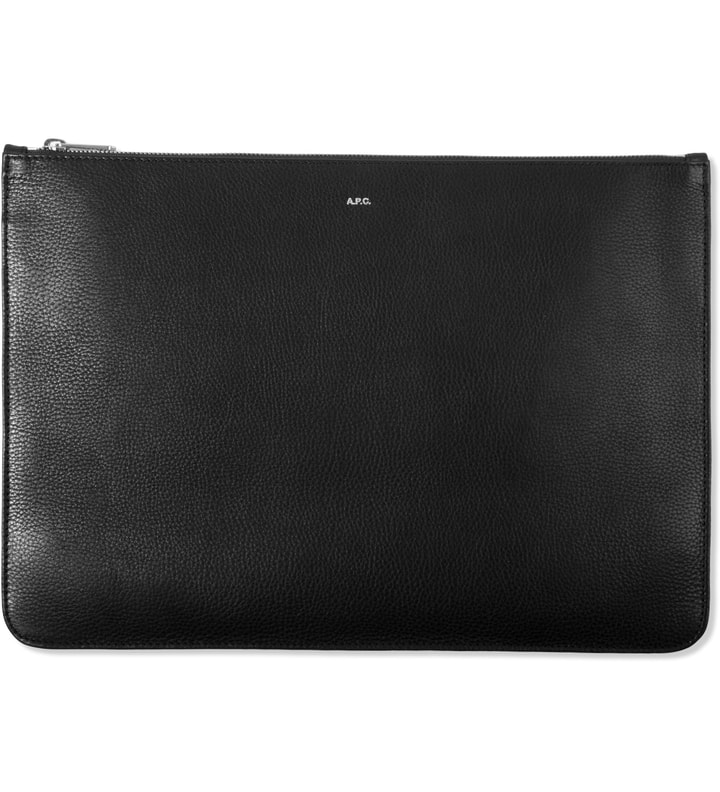 Black Grained Leather Document Holder Placeholder Image