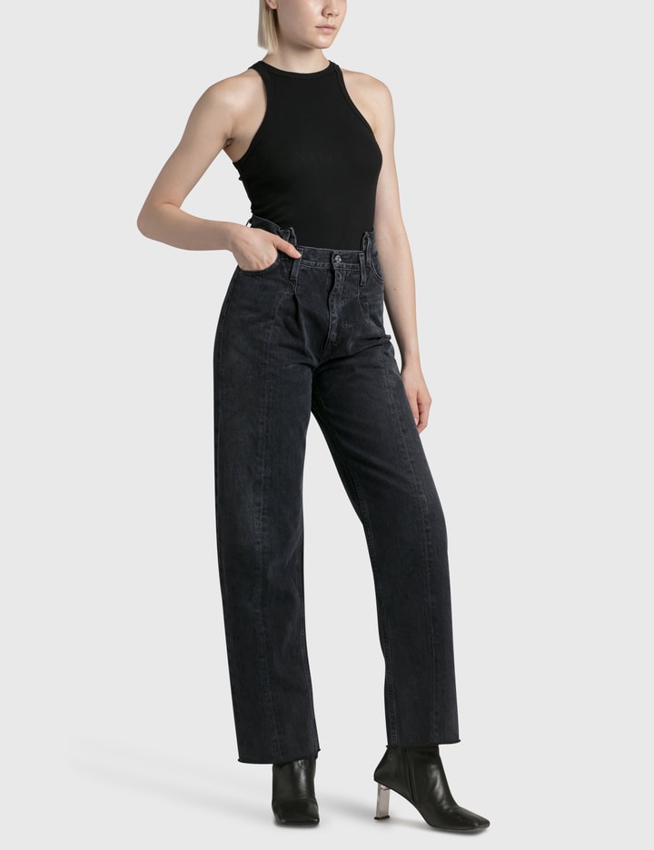 Pieced Angled Jeans Placeholder Image