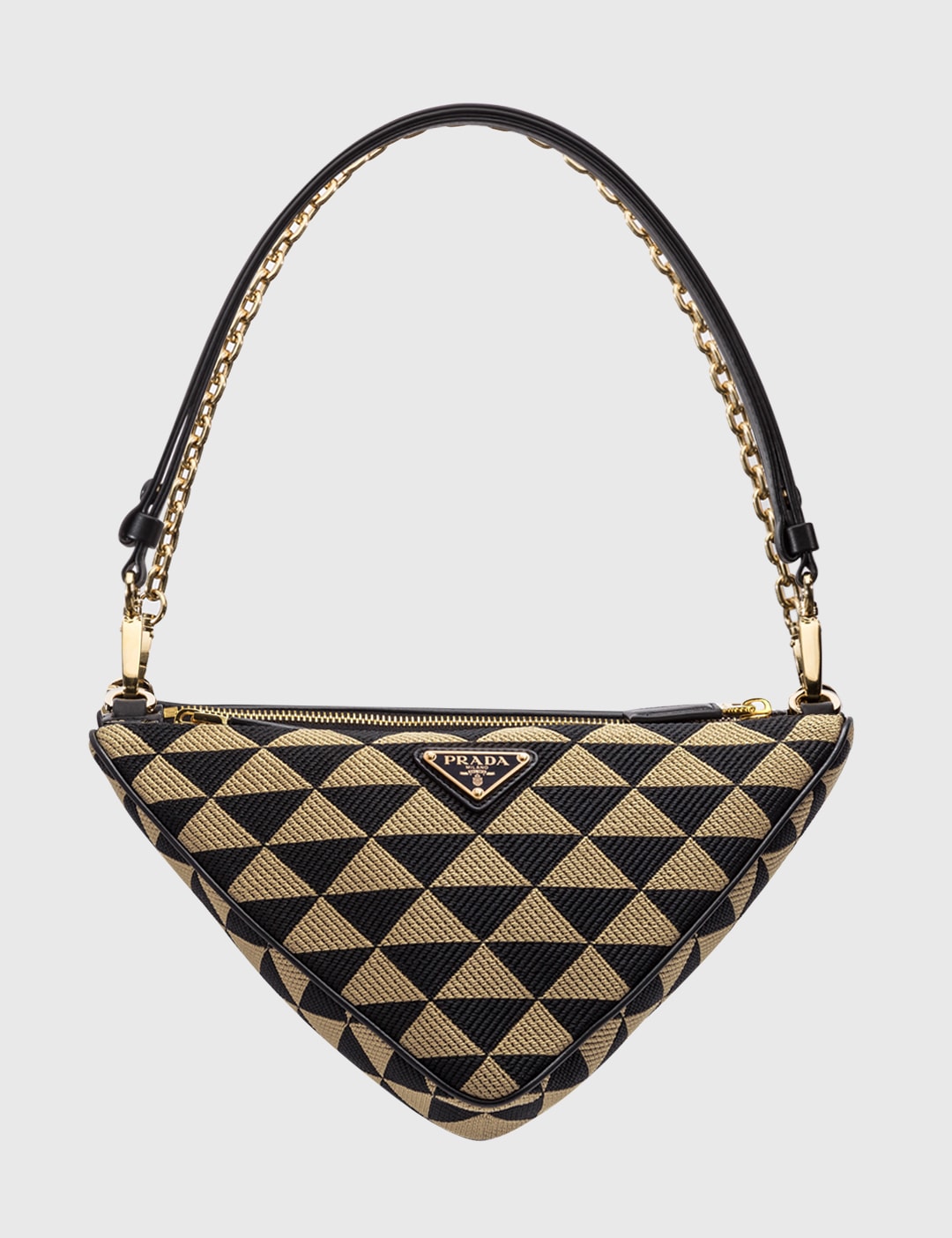 Prada - Prada Symbole Leather And Fabric Mini Bag | HBX - Globally Curated  Fashion and Lifestyle by Hypebeast