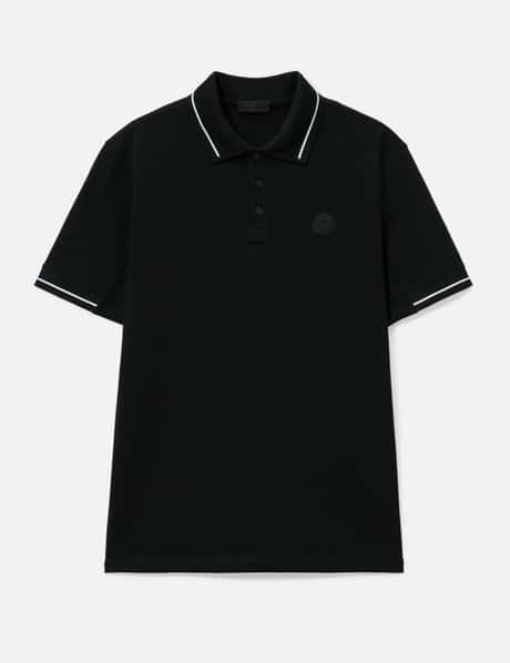 Logo Patch Cotton Polo Shirt view 6