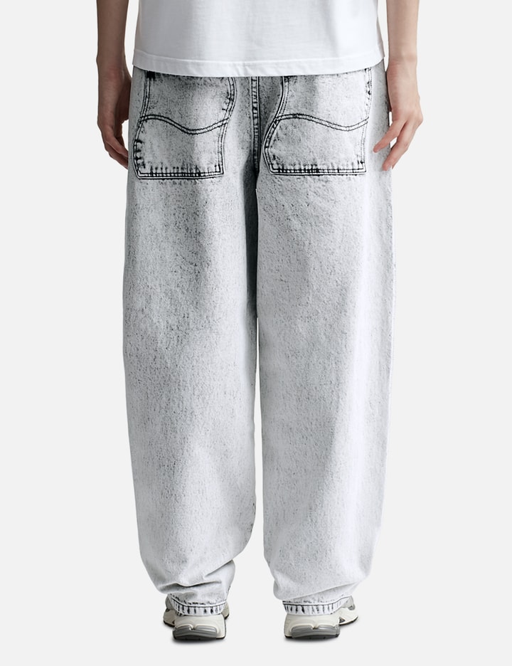 Shop Dime Classic Baggy Denim Pants In White
