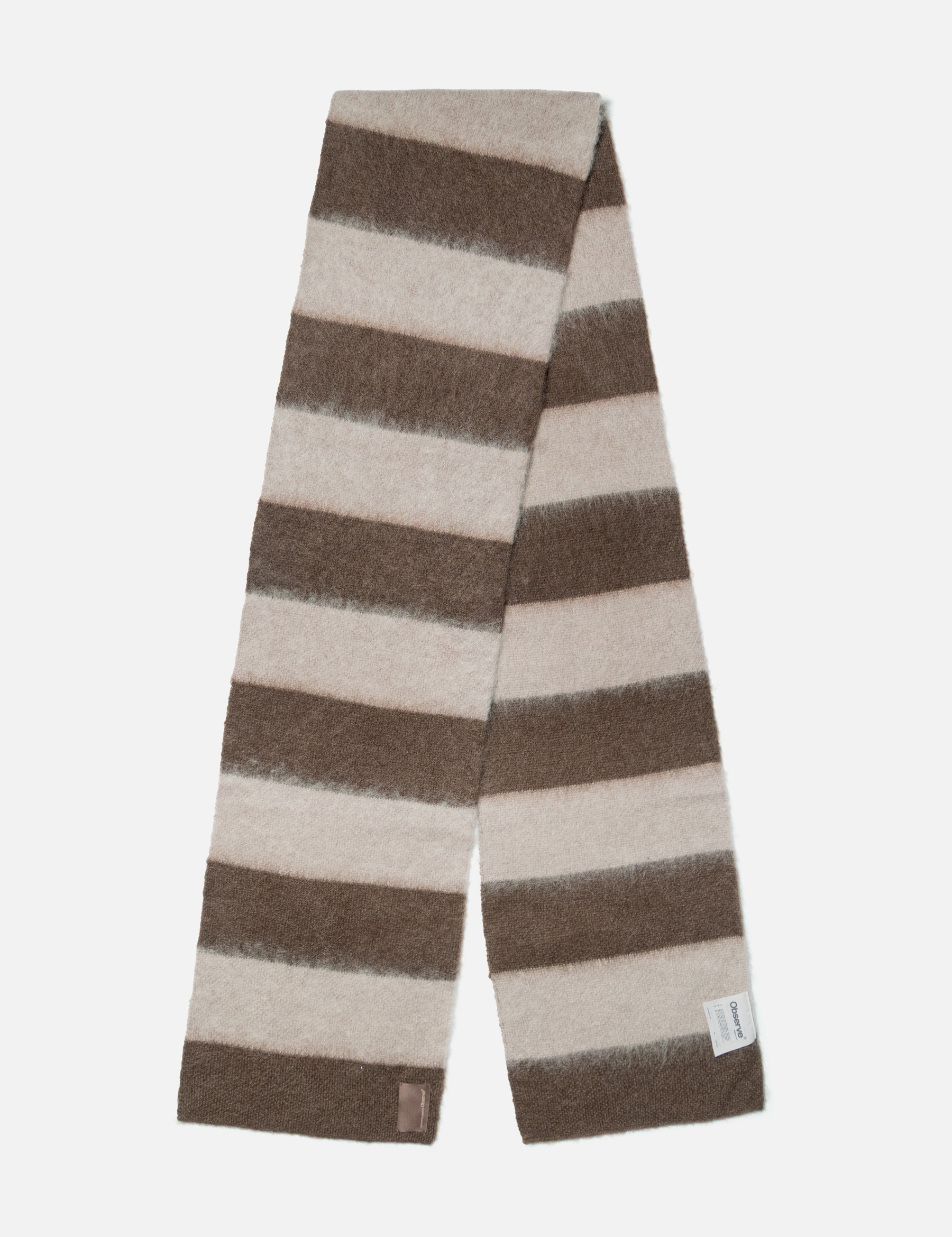 Wool Mohair Striped Scarf view 11