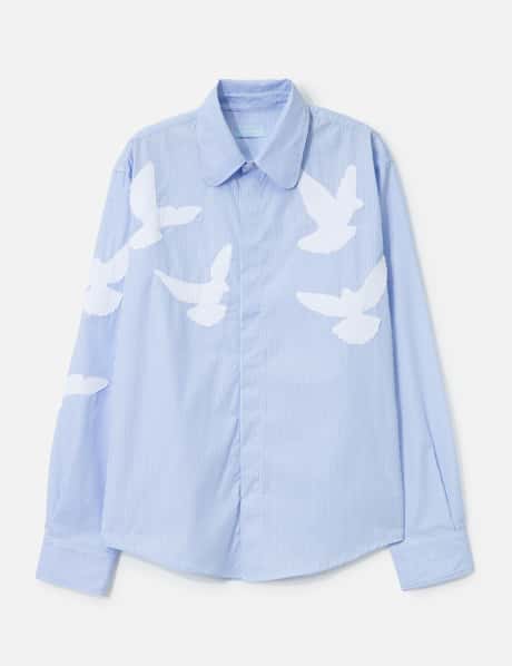 3.Paradis Flying Doves Button Shirt